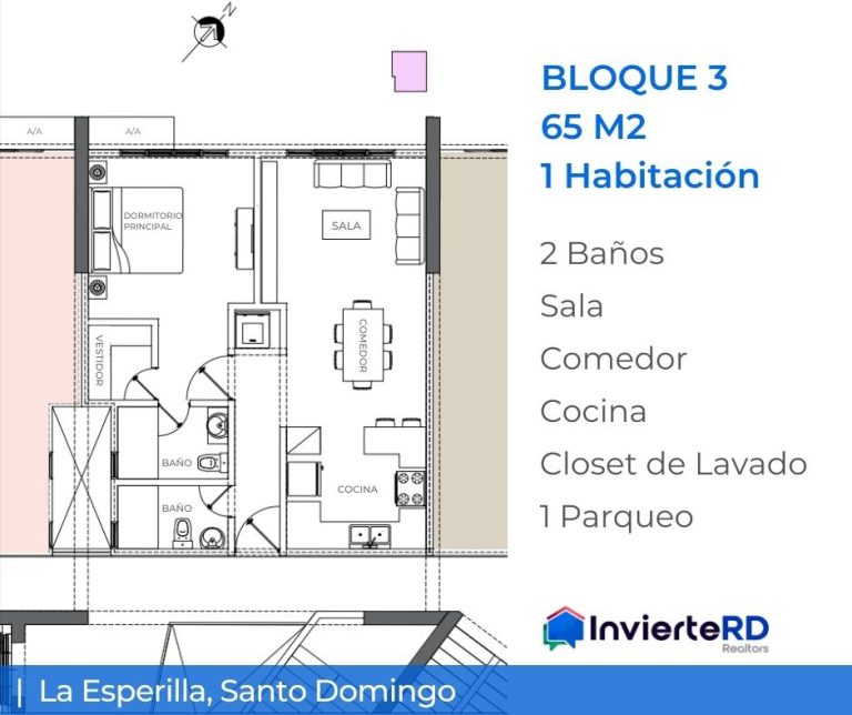 Proyecto de Apartamentos en La Esperilla, de 2 Habitaciones.